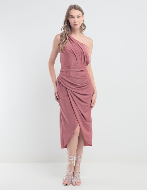 Vestido midi de fiesta RUE by Rue de la Paix escote medio