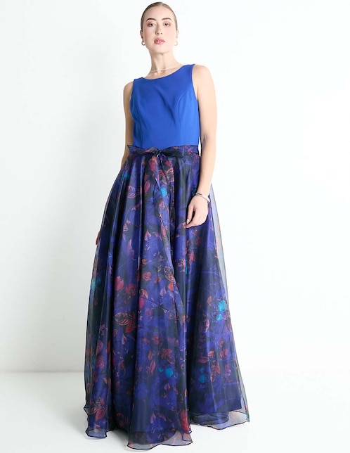 Vestido maxi de fiesta Rue de la Paix espalda abierta
