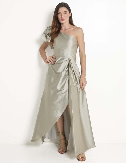 Vestido maxi de fiesta Rue de la Paix escote medio