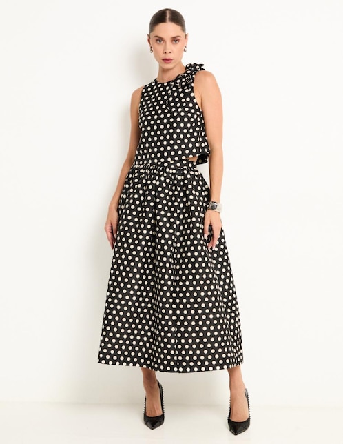 Vestido crop de fiesta Rue de la Paix