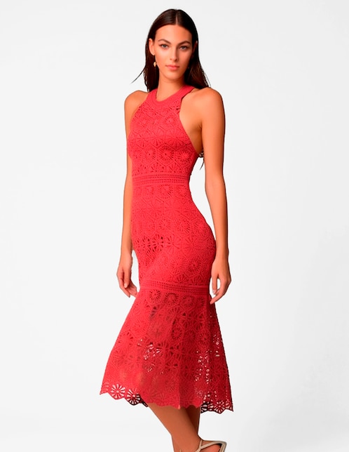 GUESS Vestido midi casual Guess para mujer