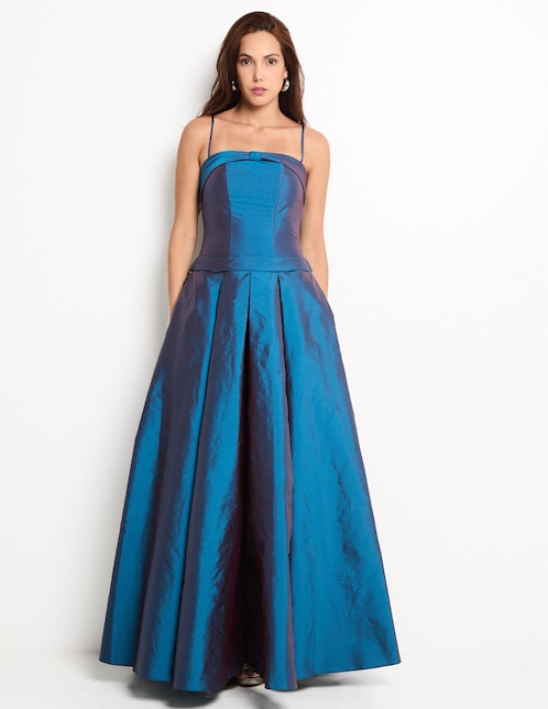Vestido maxi de fiesta Rue de la Paix escote cuadrado