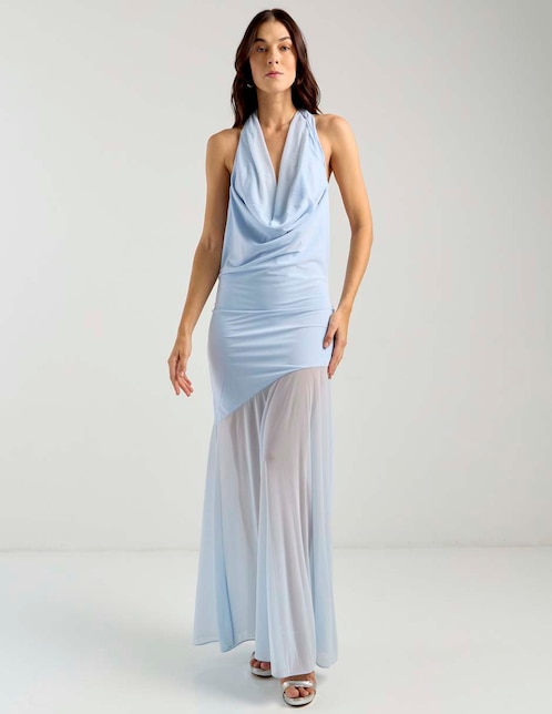 Vestido largo de fiesta Mare Mare espalda abierta