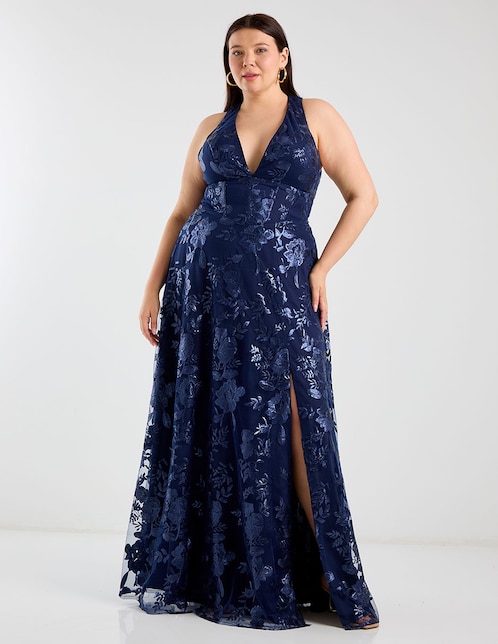 Vestido maxi de fiesta espalda abierta 1