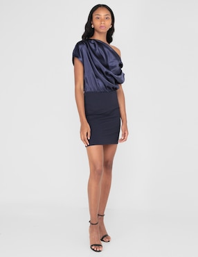 Vestido mini formal Rue para mujer