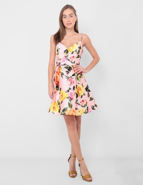 Vestido mini de fiesta Eva Brazzi Cocktail espalda abierta para mujer