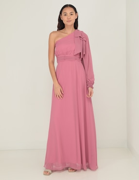 Vestido maxi de fiesta Brazzi J escote regular