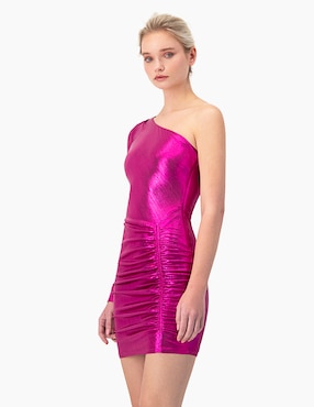Vestido corto de fiesta Rue escote medio