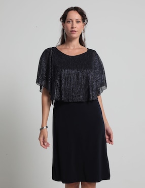 Vestido Corto De Fiesta Connected Apparel Escote Regular