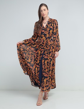 Vestido Maxi Casual Rue De La Paix Para Mujer