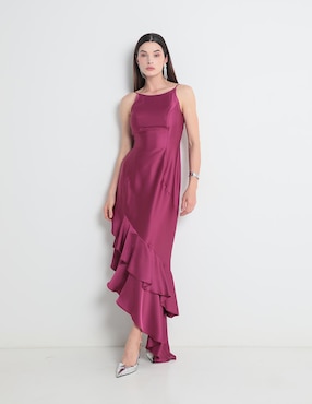Vestido largo de fiesta Mia Paluzzi espalda abierta