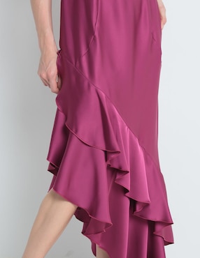 Vestido largo de fiesta Mia Paluzzi espalda abierta