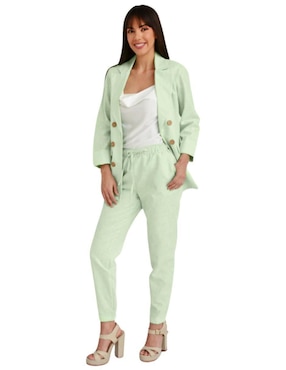 Conjunto de vestir Roman Fashion de lino para mujer