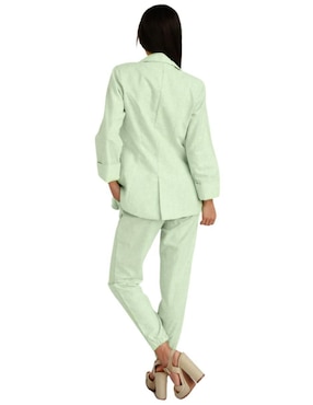 Conjunto de vestir Roman Fashion de lino para mujer