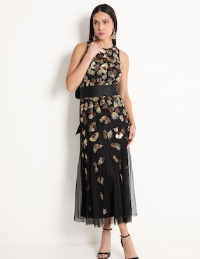 Vestido Crop De Fiesta Adrianna Papell