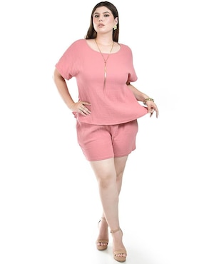 Conjunto Roman Fashion de algodón para mujer