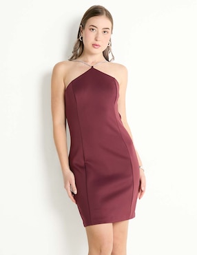 Vestido Corto De Fiesta GUESS Espalda Con Broche