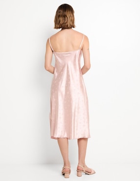 Vestido midi de fiesta Bebe espalda abierta
