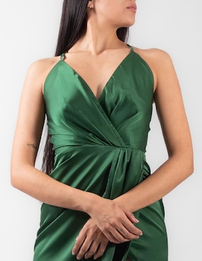 Vestido mini de fiesta Sara Glamm escote V