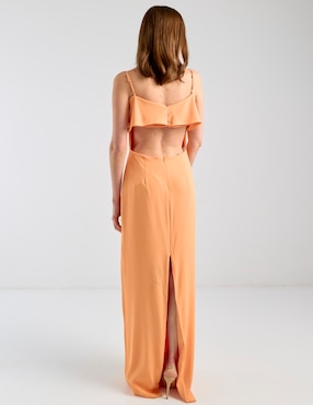 Vestido maxi de fiesta Mia Paluzzi espalda abierta