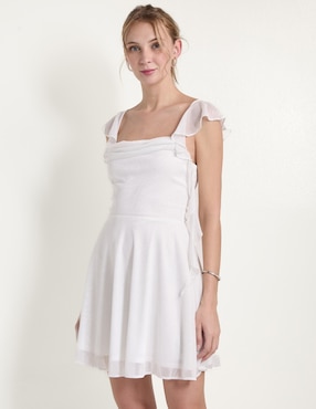 Vestido mini de fiesta Jump escote cuadrado