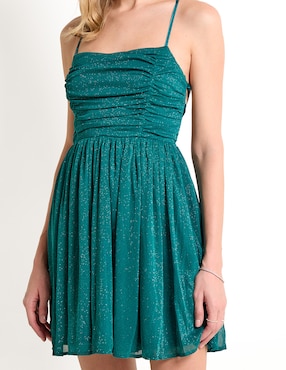 Vestido mini de fiesta Jump escote cuadrado