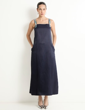 Vestido crop de fiesta Mare Mare escote cuadrado