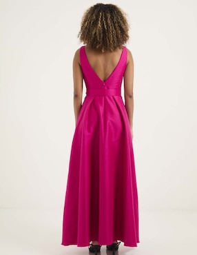 Vestido largo de fiesta Ema Valdemossa escote V