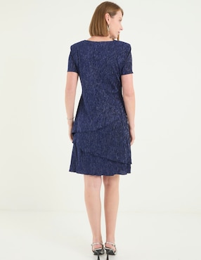 Vestido corto de fiesta Connected Apparel escote V