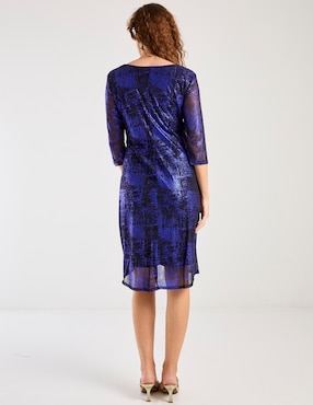 Vestido a la rodilla formal Connected Apparel para mujer