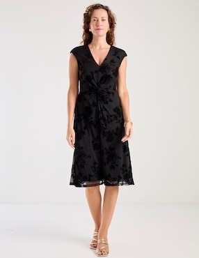 Vestido 3/4 formal Connected Apparel para mujer