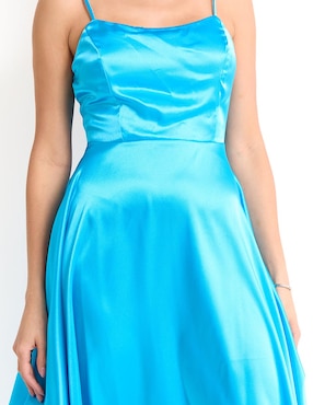 Vestido midi de fiesta Bebe escote corazón