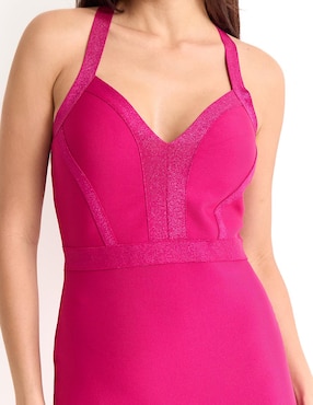 Vestido 3/4 de fiesta Bebe escote corazón