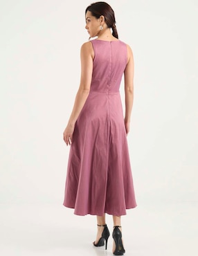 Vestido crop de fiesta Rue de la Paix escote V