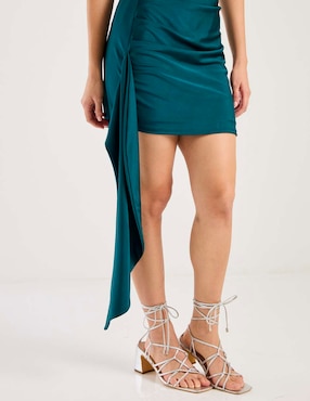 Vestido mini de fiesta Jump escote medio