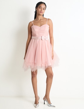 Vestido corto de fiesta Rue escote corazón
