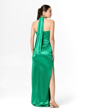 Vestido maxi de fiesta Karen Beltran Mexico escote regular