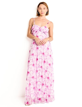 Vestido maxi de fiesta Rue De La Paix escote corazón