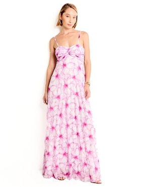 Vestido maxi de fiesta Rue De La Paix escote corazón
