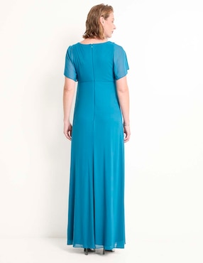 Vestido largo de fiesta Damaia Atelier escote V