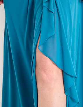 Vestido largo de fiesta Damaia Atelier escote V
