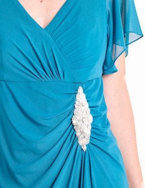 Vestido largo de fiesta Damaia Atelier escote V