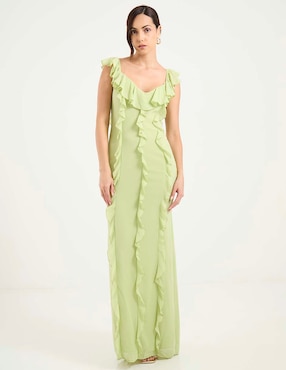 Vestido largo de fiesta Mare Mare escote V