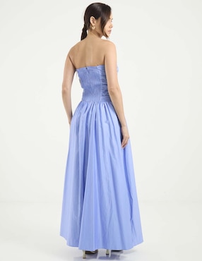 Vestido largo de fiesta Mare Mare escote bardot