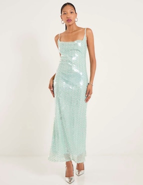 Vestido largo de fiesta Mare Mare escote cuadrado