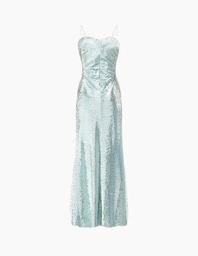 Vestido largo de fiesta Ivonne Couture escote regular