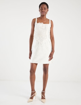 Vestido corto casual Adrianna Papell para mujer