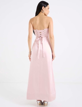 Vestido midi de fiesta Mare Mare escote bardot
