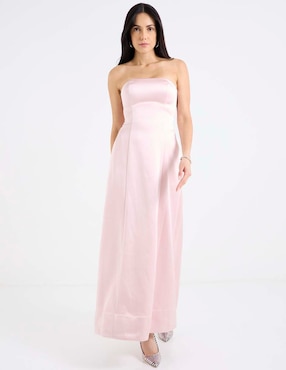 Vestido midi de fiesta Mare Mare escote bardot