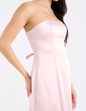 Vestido midi de fiesta Mare Mare escote bardot